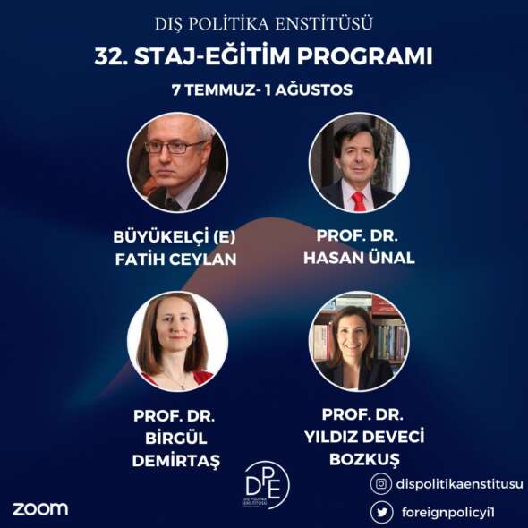 Dış Politika Enstitüsü 32. Staj/Eğitim Programı (Online) - Görsel 2