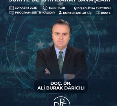 MİT ve Türk Dış Politikası: Suriye’de İstihbarat Savaşları