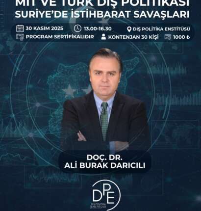 MİT ve Türk Dış Politikası: Suriye’de İstihbarat Savaşları