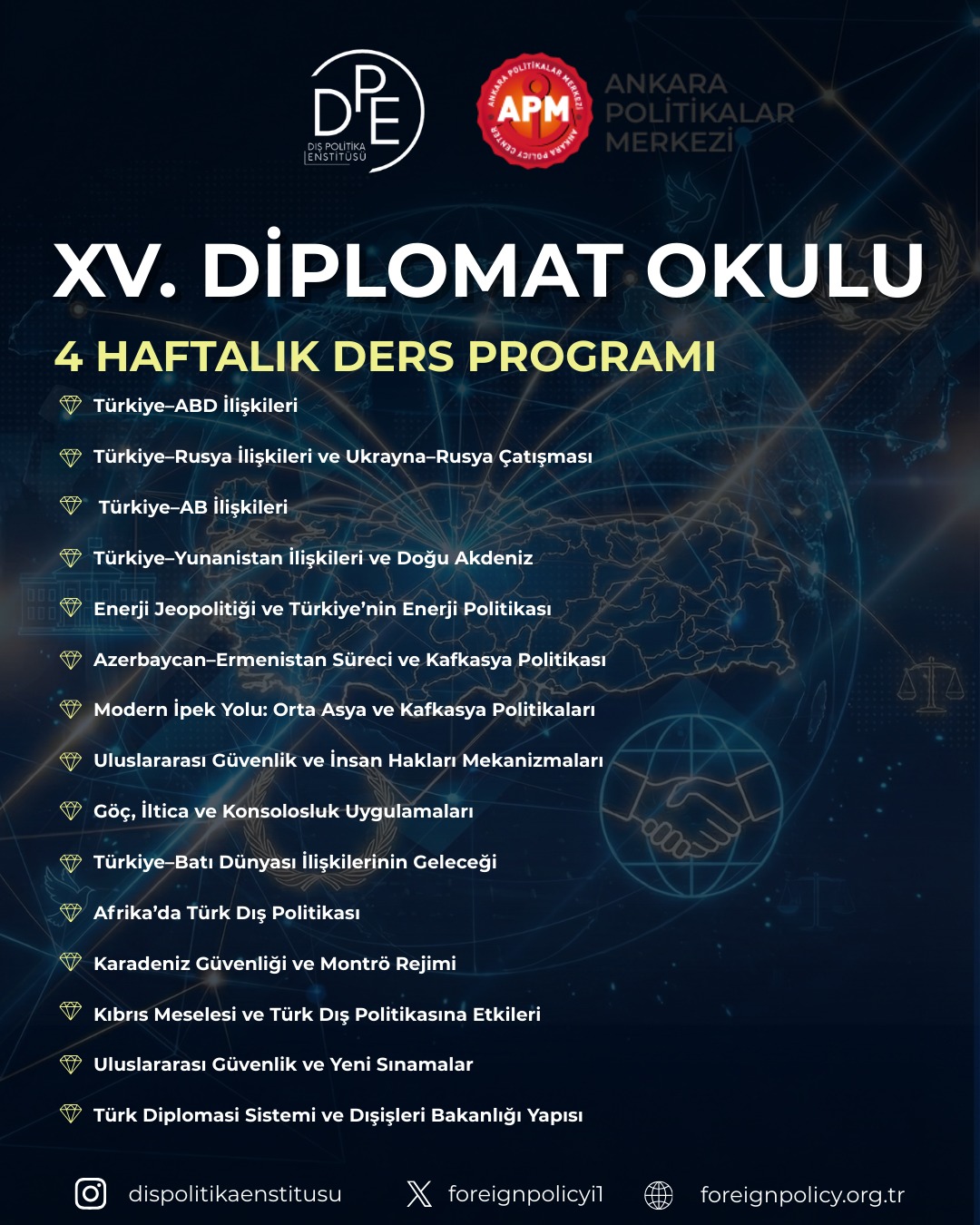 XV. DİPLOMAT OKULU - Görsel 2