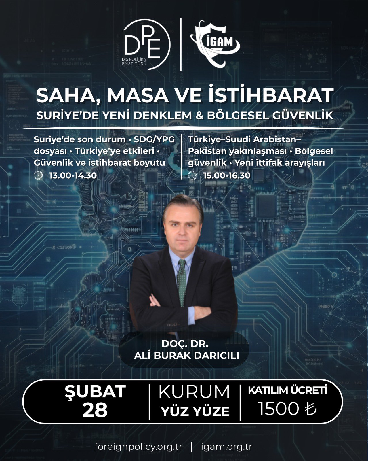 SAHA, MASA VE İSTİHBARAT: Suriye’de Yeni Denklem & Bölgesel Güvenlik