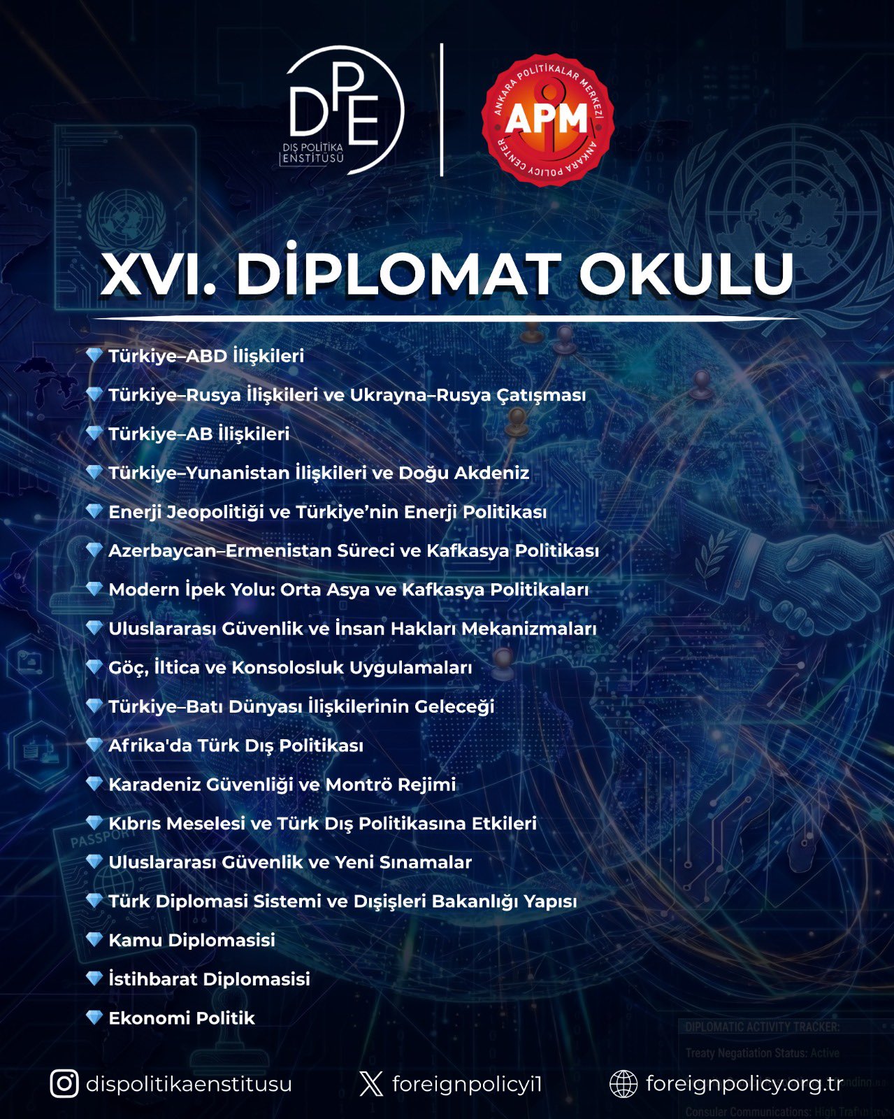 XVI. DİPLOMAT OKULU - Görsel 2